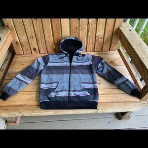 Men’s Sherpa lined zip up jacket